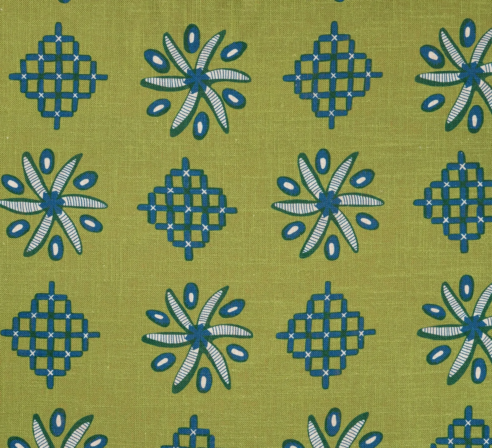 Bleu fond olive