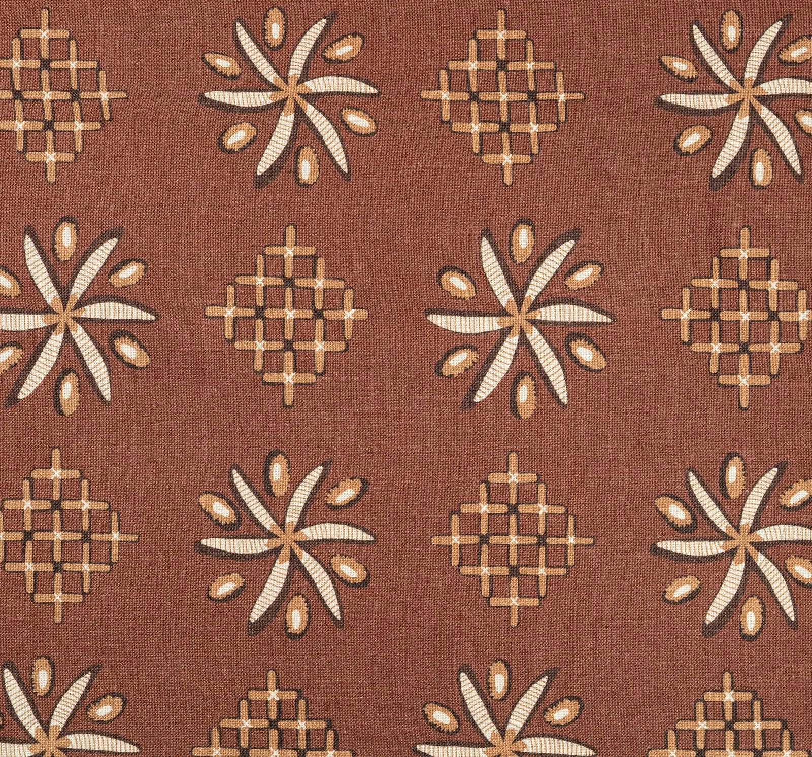 Beige fond marron